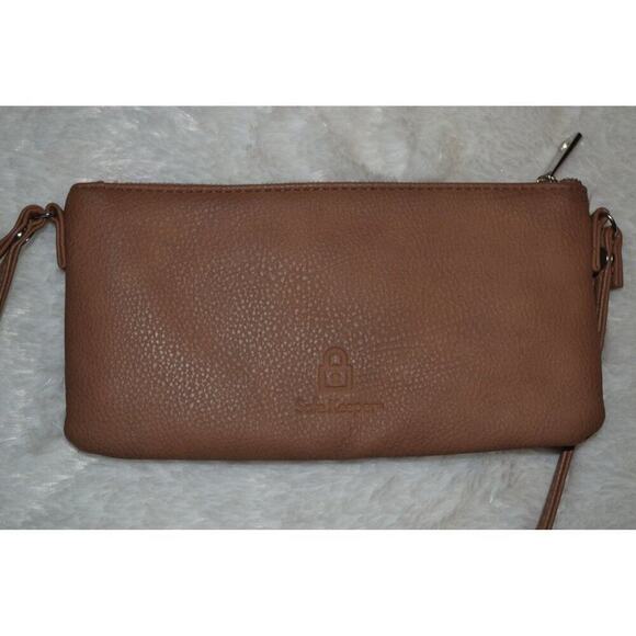 Safe Keeper Small Crossbody Brown Purse - Picture 5 of 6